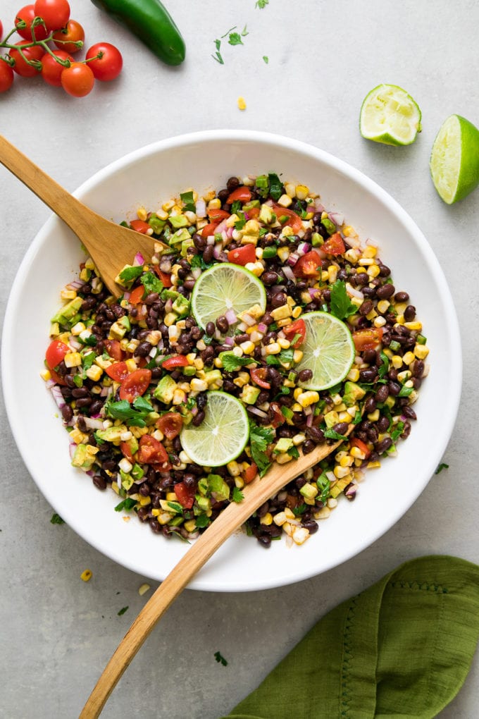 Black Bean & Corn Salad (Healthy + Easy Recipe) - The Simple Veganista