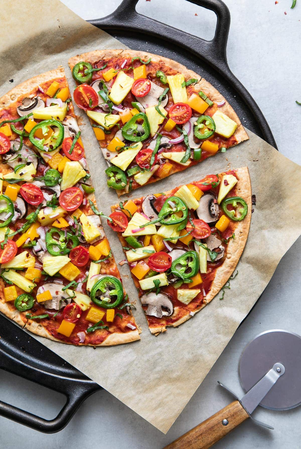 Pineapple Veggie Lovers Pizza Simple Veganista