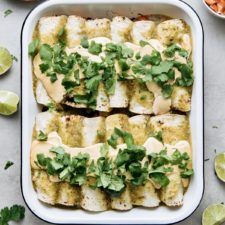 Vegan Enchiladas Verde