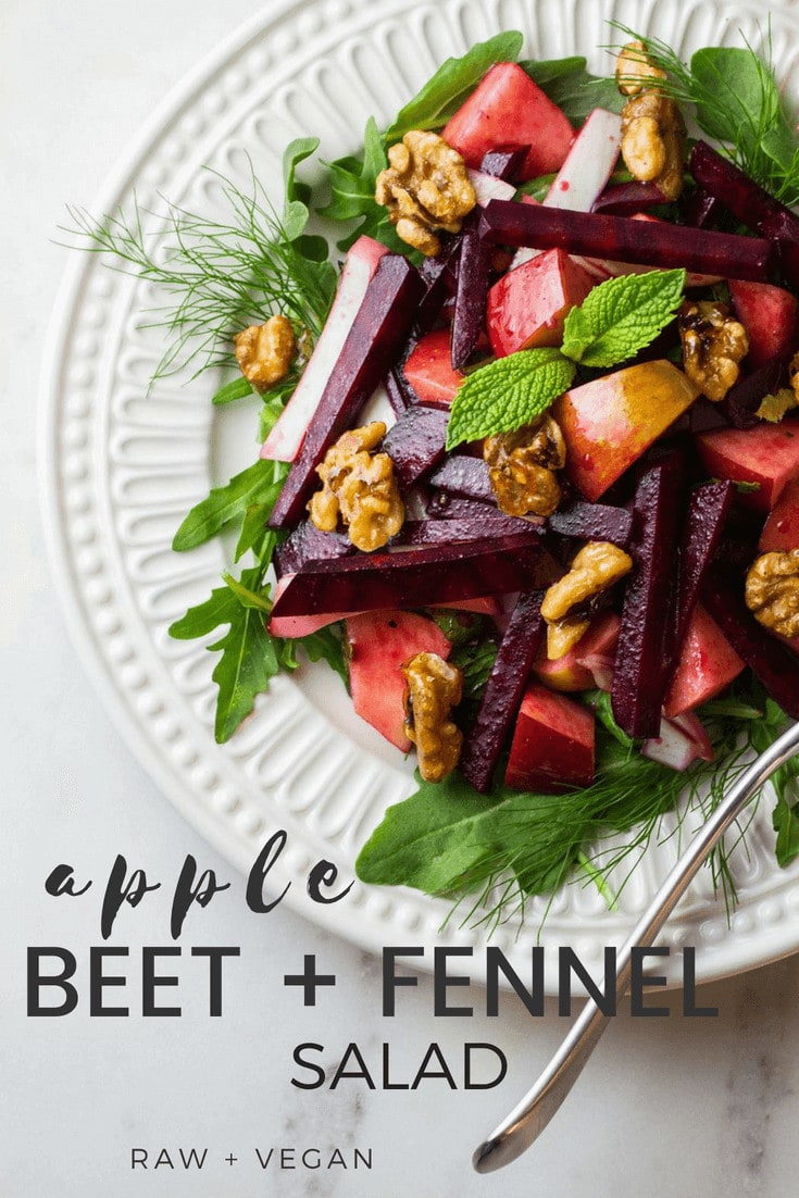 Apple, Beet + Fennel Salad