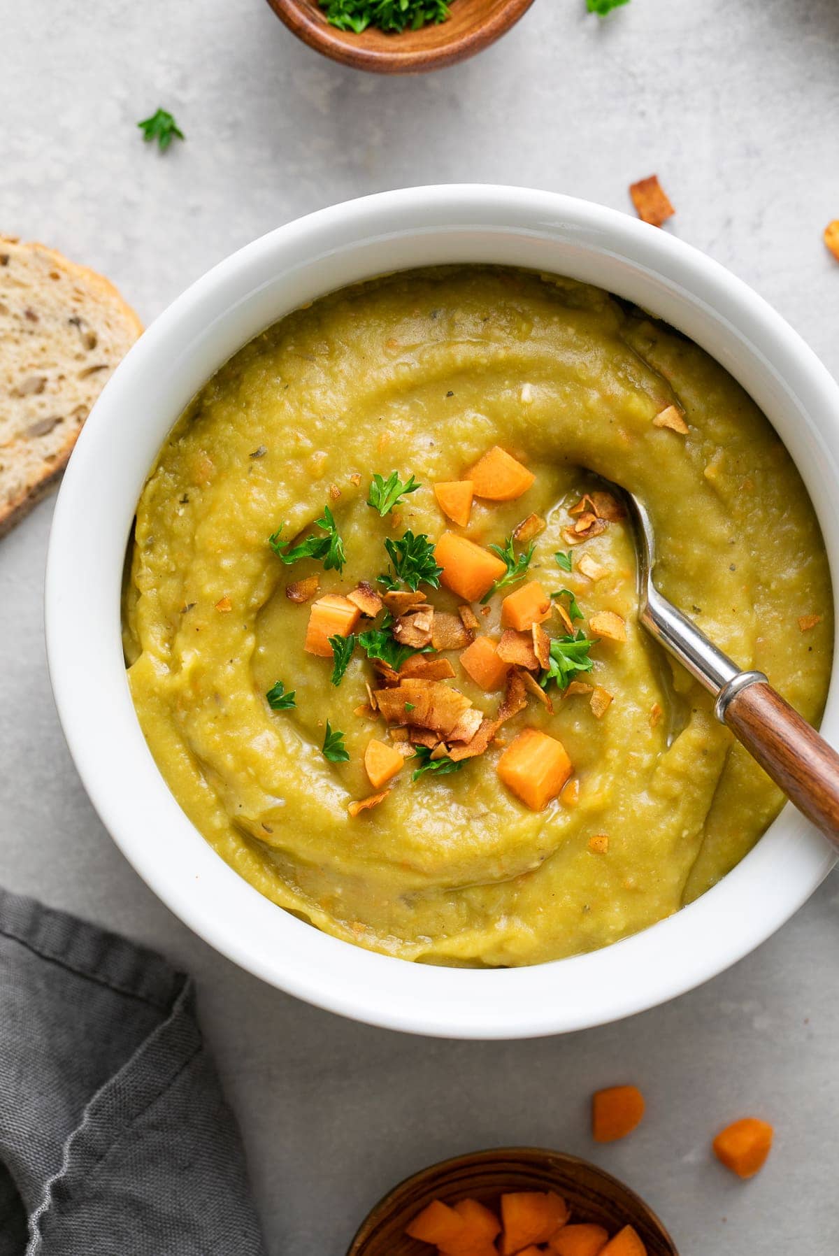 Parsnip + Split Pea Soup (Thick + Hearty) - The Simple Veganista