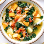Sweet Potato &amp; Kale Soup (Straightforward + Wholesome)