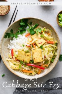 Cabbage Stir Fry (Quick + Easy Recipe) - The Simple Veganista
