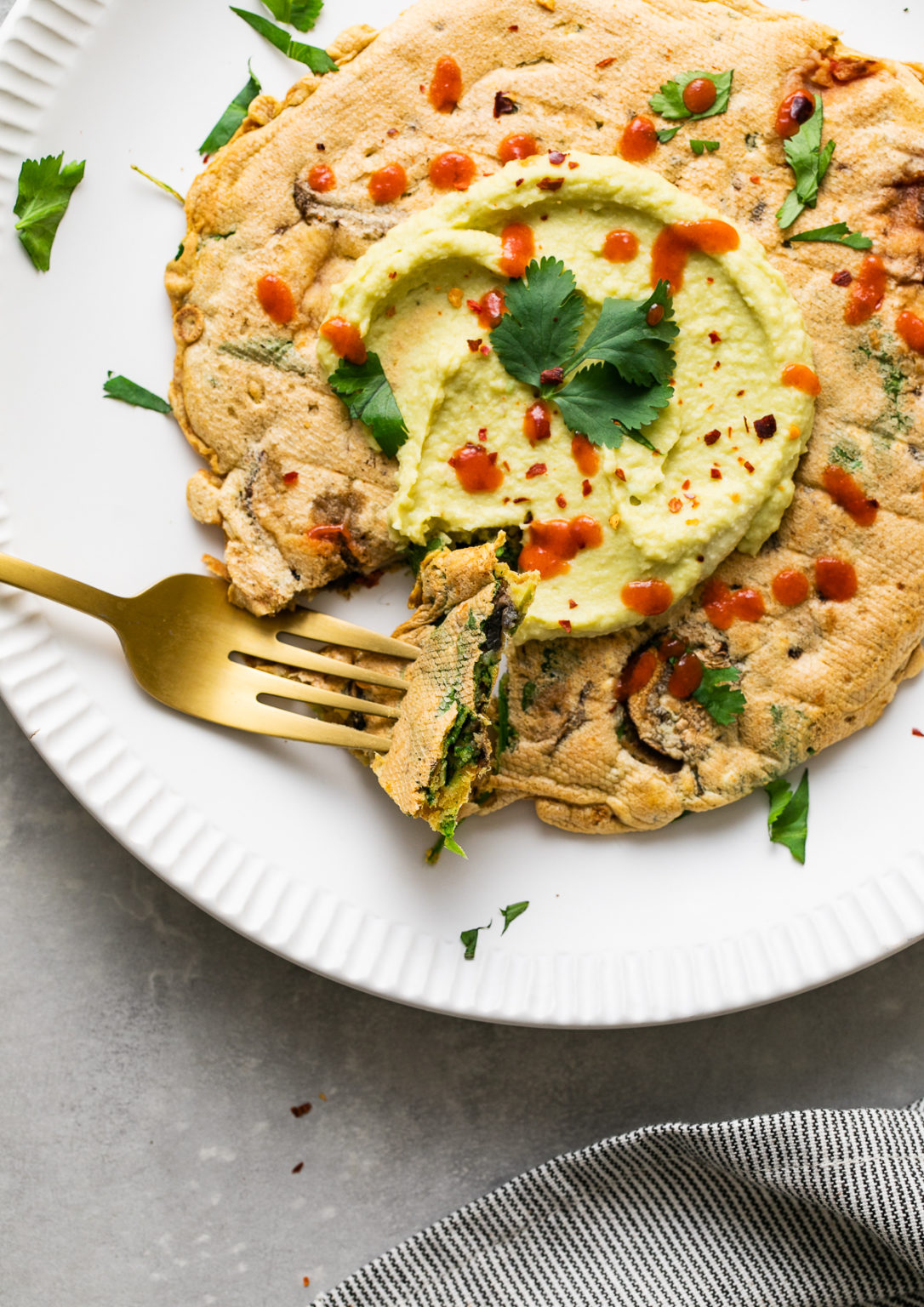 Savory Chickpea Pancake (GF + Vegan) The Simple Veganista