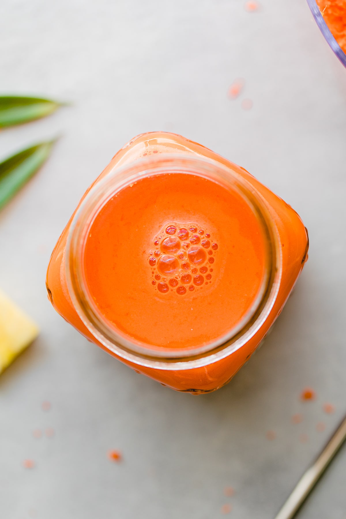 Carrot and outlet pineapple juice