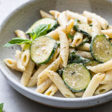 VEGAN ZUCCHINI RICOTTA PASTA