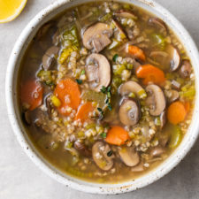MUSHROOM + BUCKWHEAT SOUP