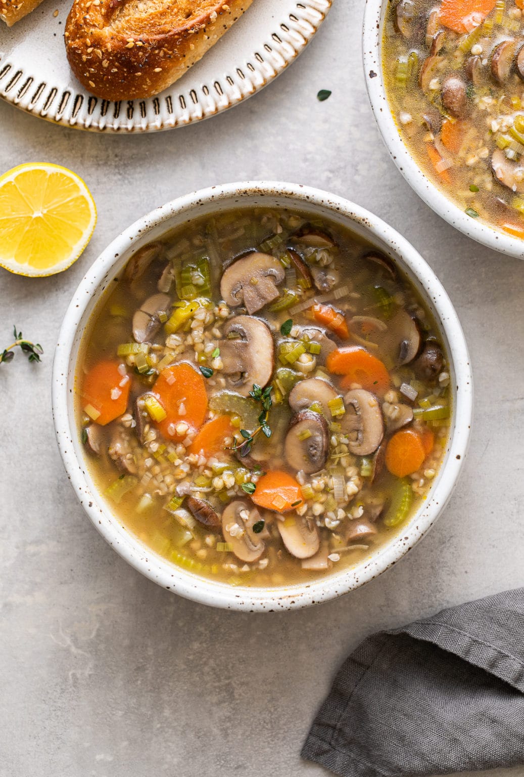 Mushroom + Buckwheat Soup (Hearty & Delicious) - The Simple Veganista
