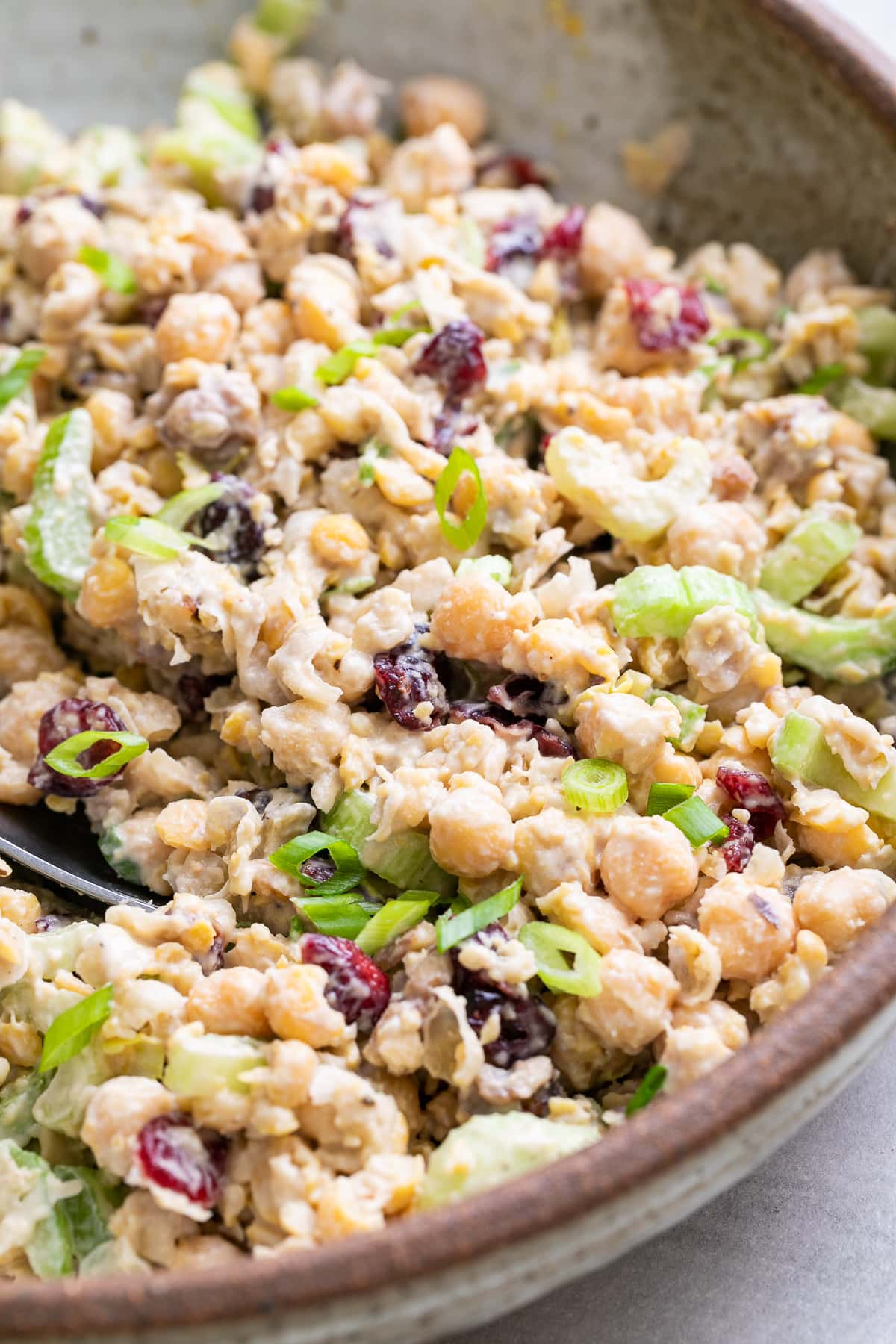 Meal Prep Cranberry Walnut Chicken Salad {GF, Low Cal} - Skinny