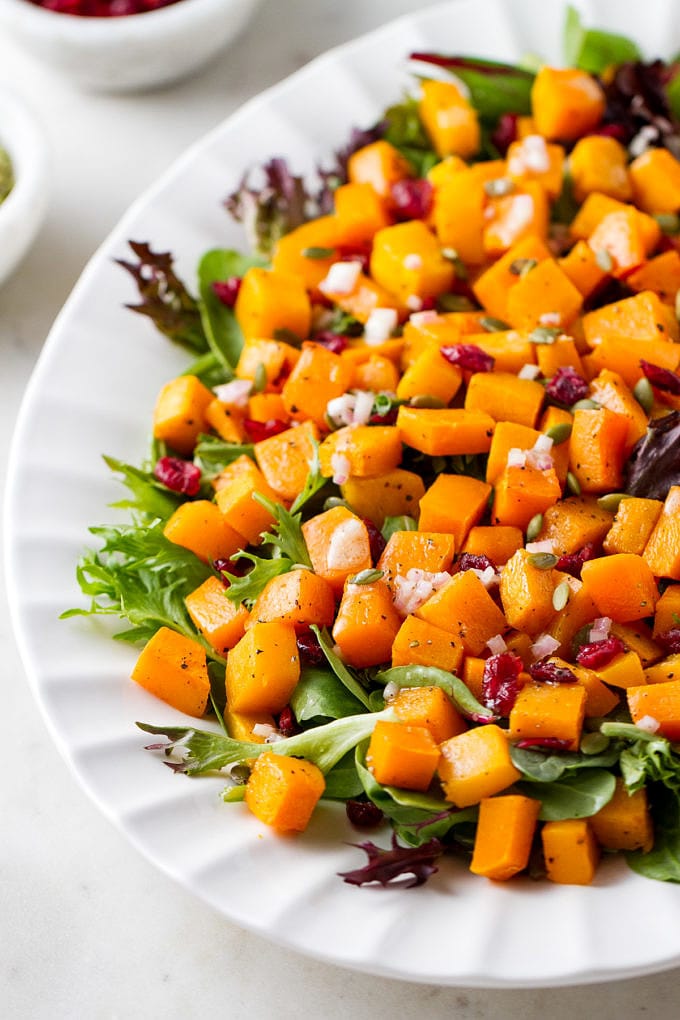 Butternut Squash Salad A Delicious Vegan Autmum Salad Recipe