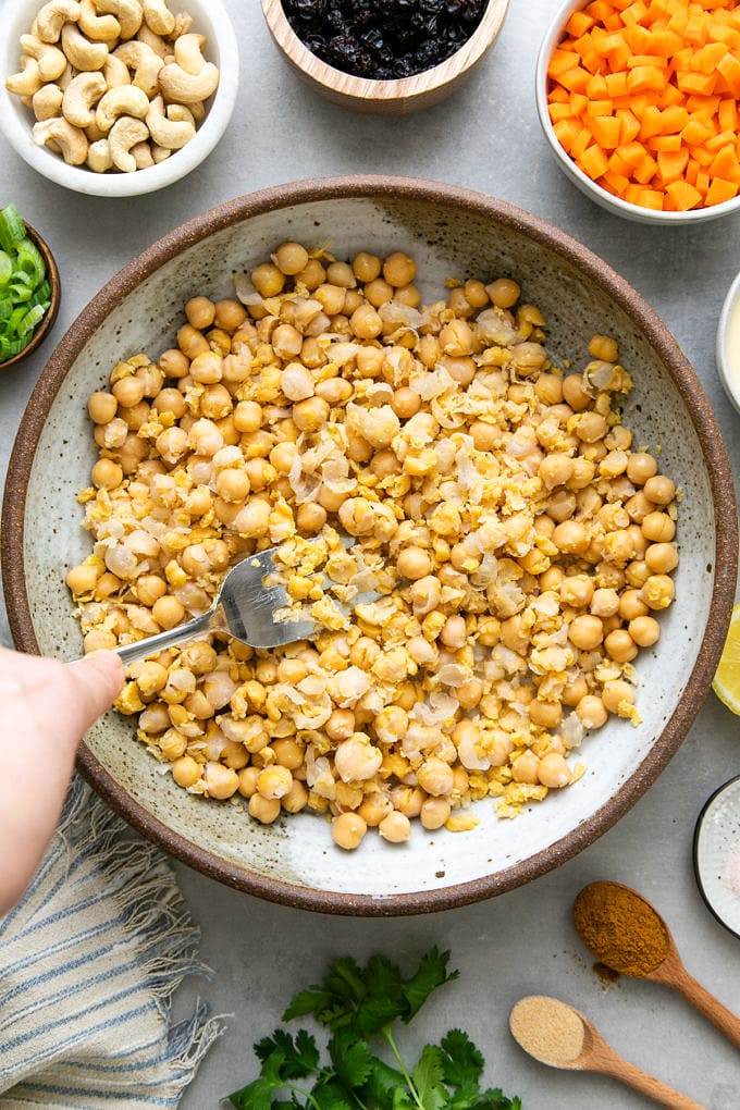 Best Curried Chickpea Salad Healthy Easy The Simple Veganista