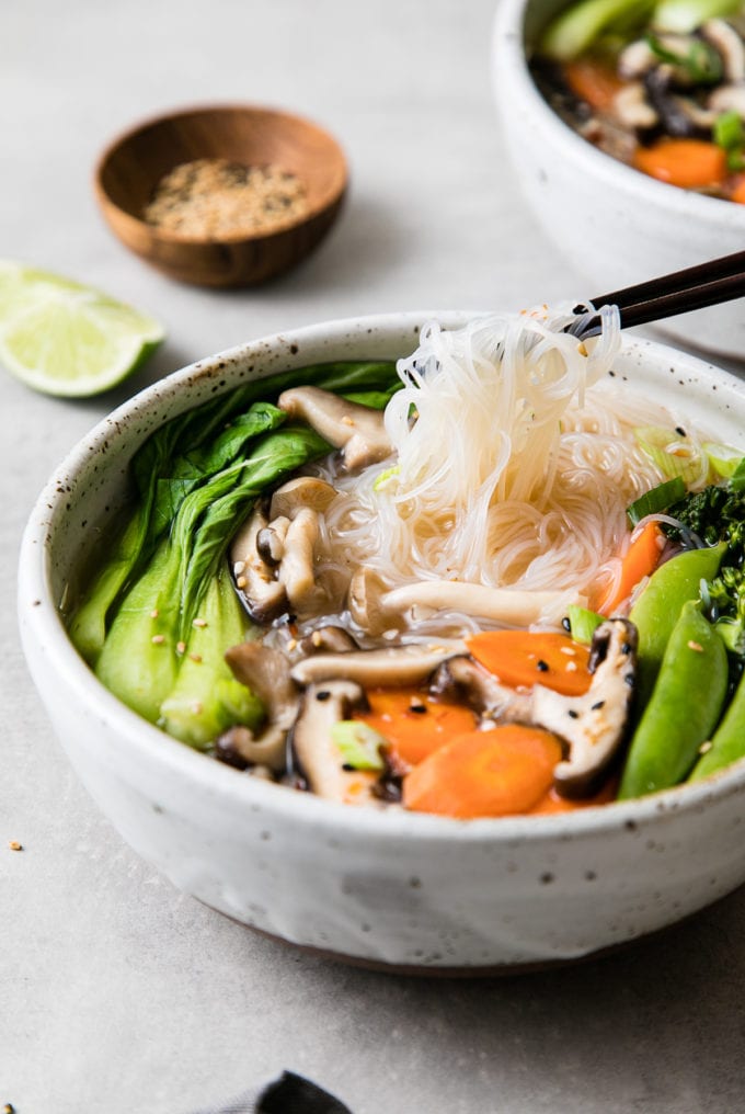 Red Hot Miso Noodle Bowl (Quick + Easy Recipe) - The Simple Veganista