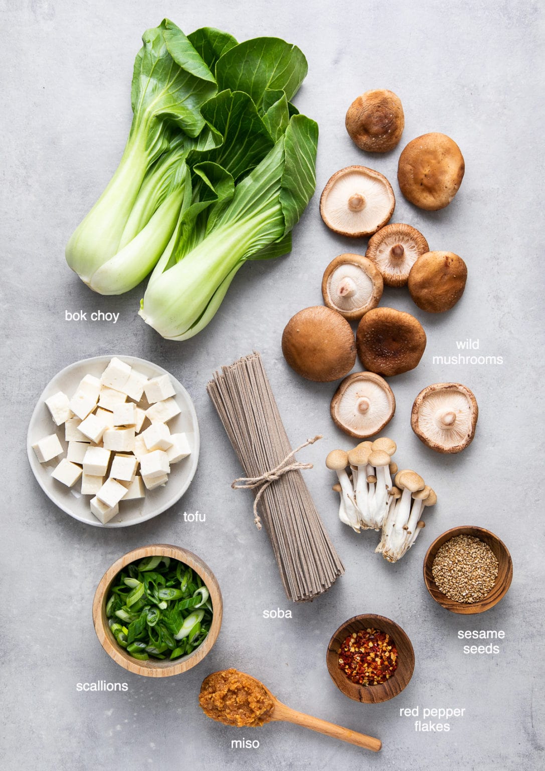 Bok Choy & Wild Mushroom Soba Noodle Soup The Simple Veganista