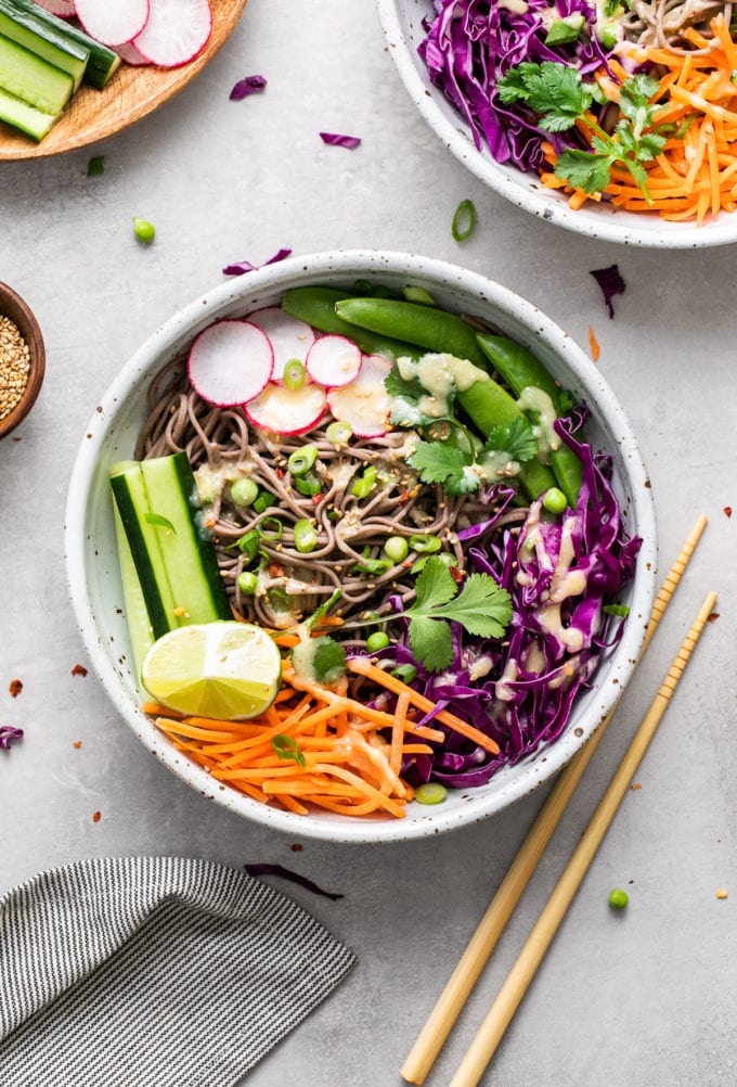 Soba Noodle Bowl (Quick + Easy) - The Simple Veganista