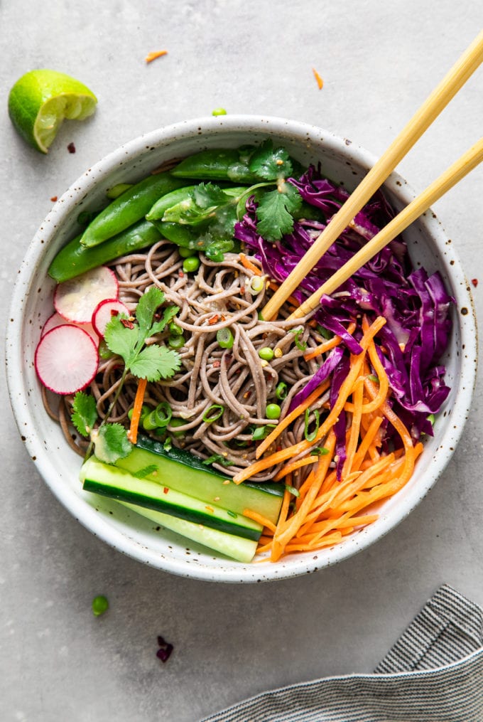 Soba Noodle Bowl Quick Easy The Simple Veganista