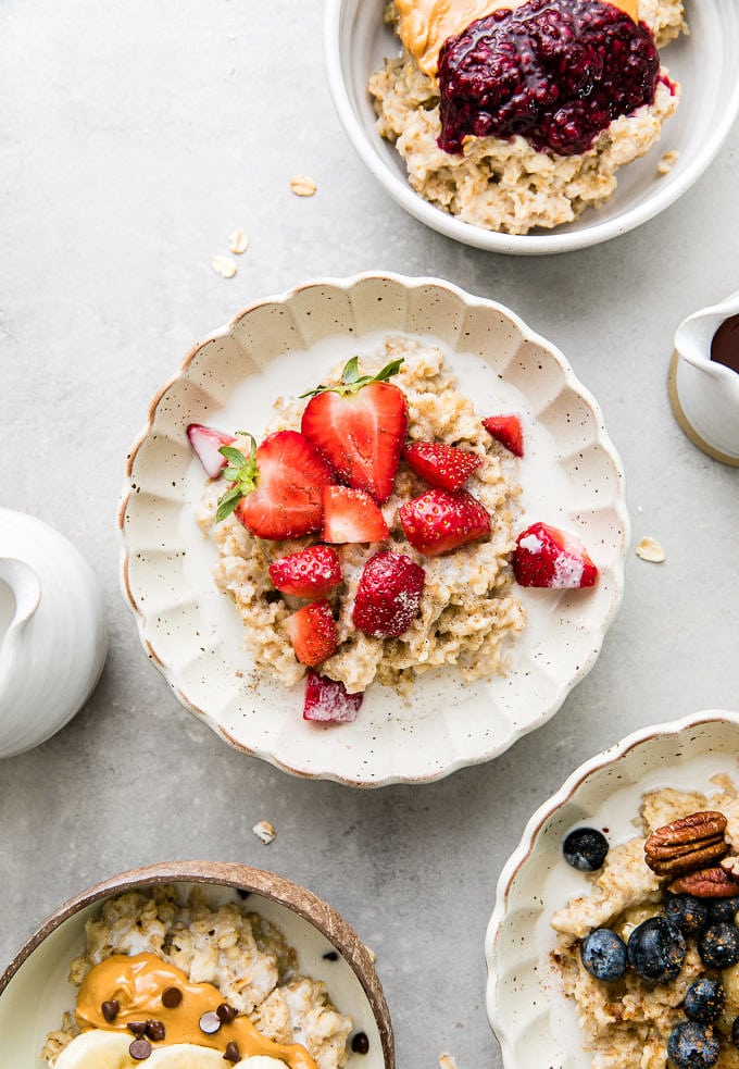 Healthy Oatmeal (Stovetop, Instant Pot + Slow Cooker) - The Simple ...