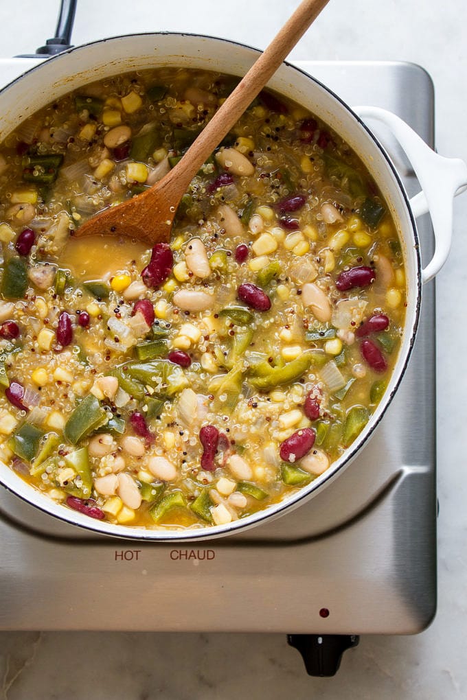 Quinoa Chili Verde The Simple Veganista
