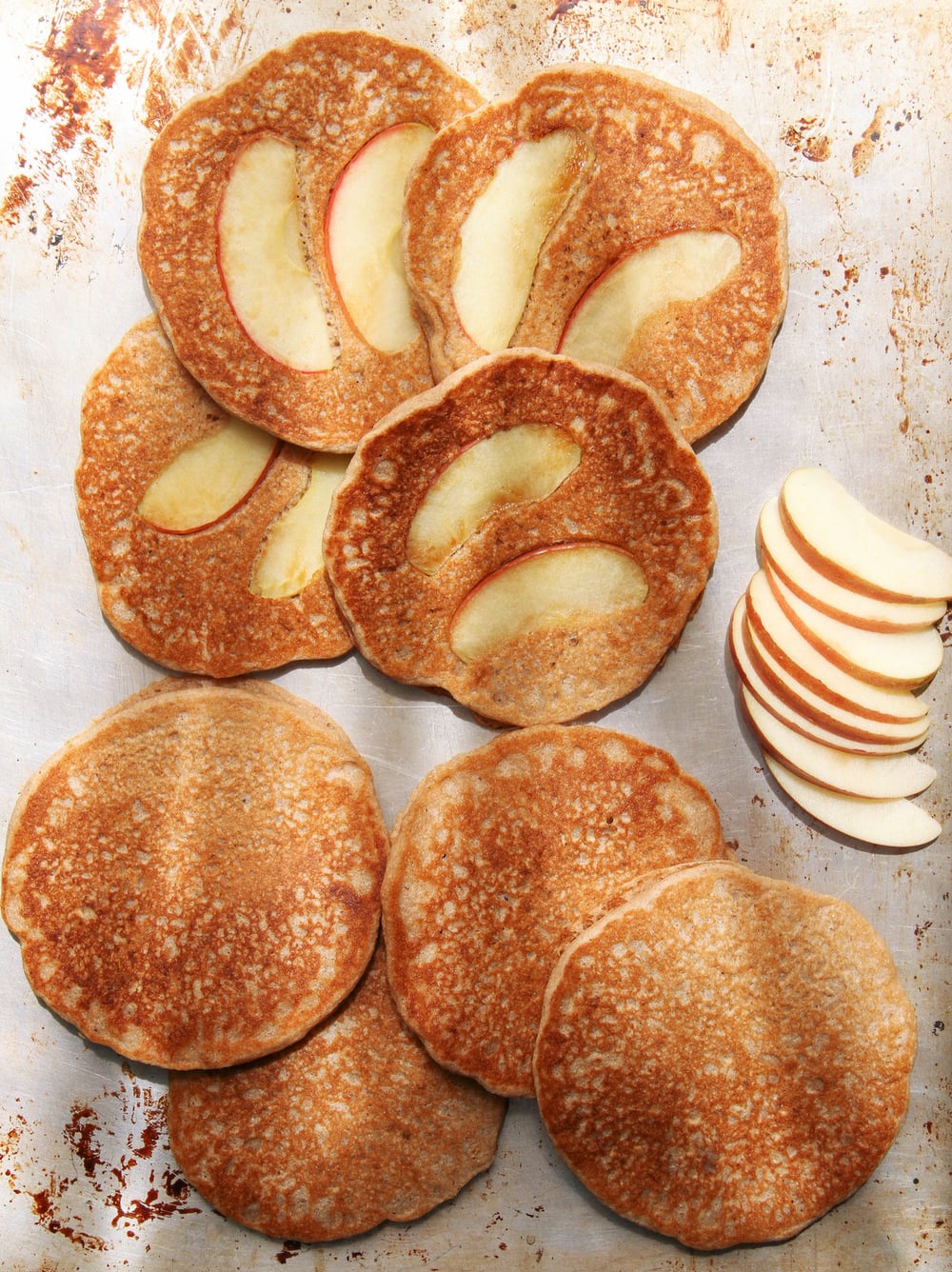 Cinnamon Applesauce Pancakes