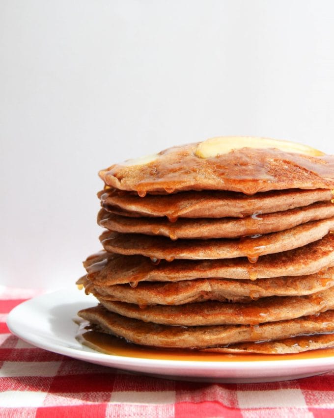 The Best Cinnamon Applesauce Pancakes The Simple Veganista