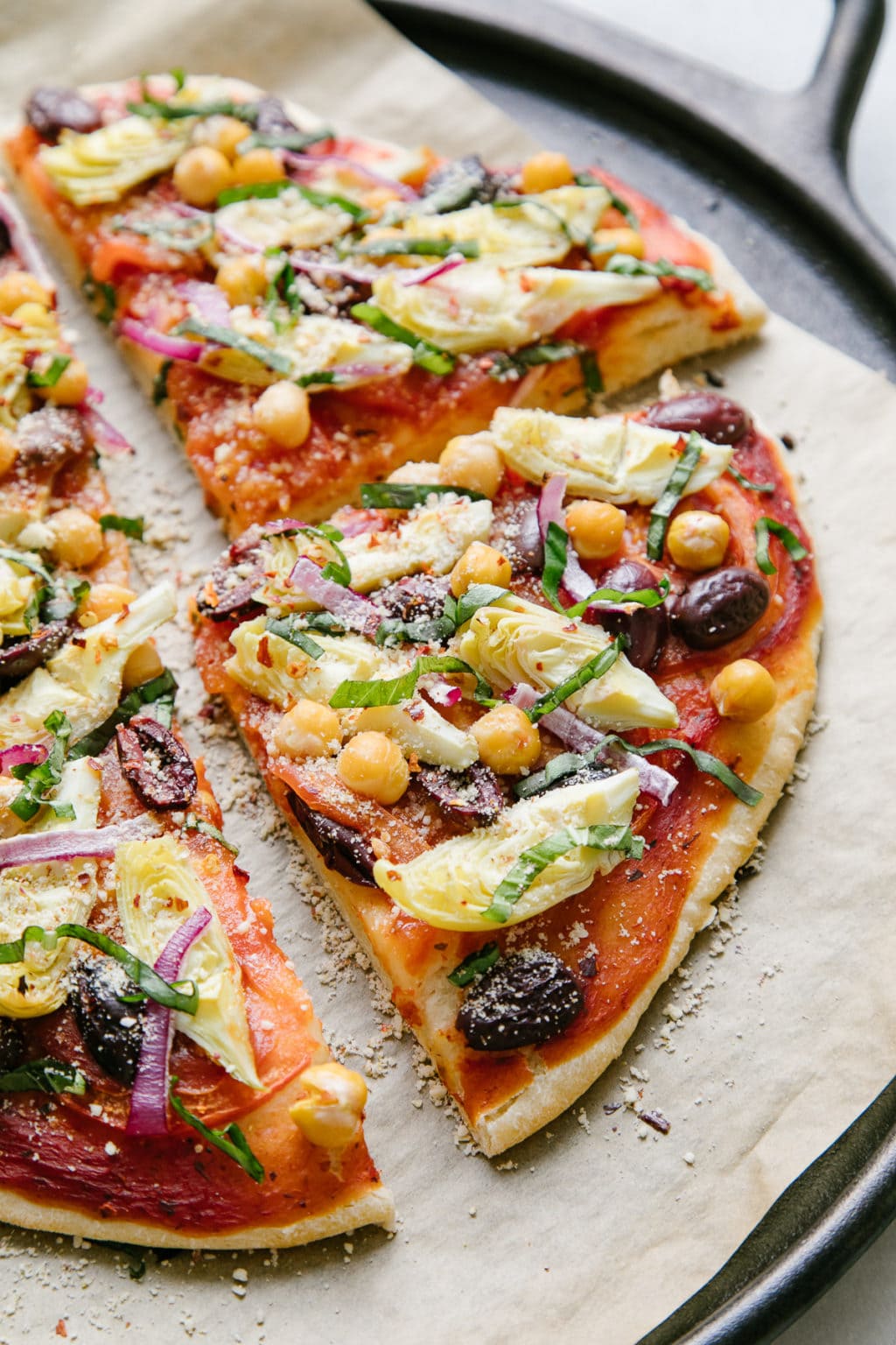 Mediterranean Pizza (Easy + Vegan) - The Simple Veganista
