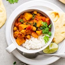 MOROCCAN PUMPKIN &amp; CHICKPEA STEW-image