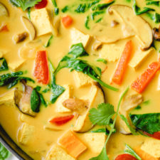 Golden Tofu Coconut Curry-image