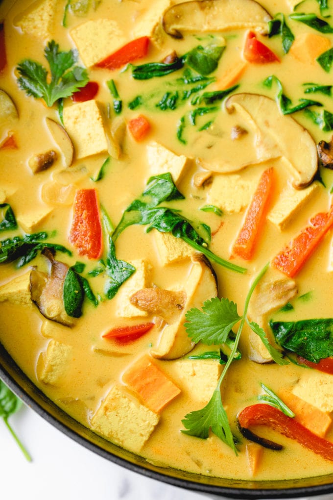 Golden Tofu Coconut Curry The Simple Veganista