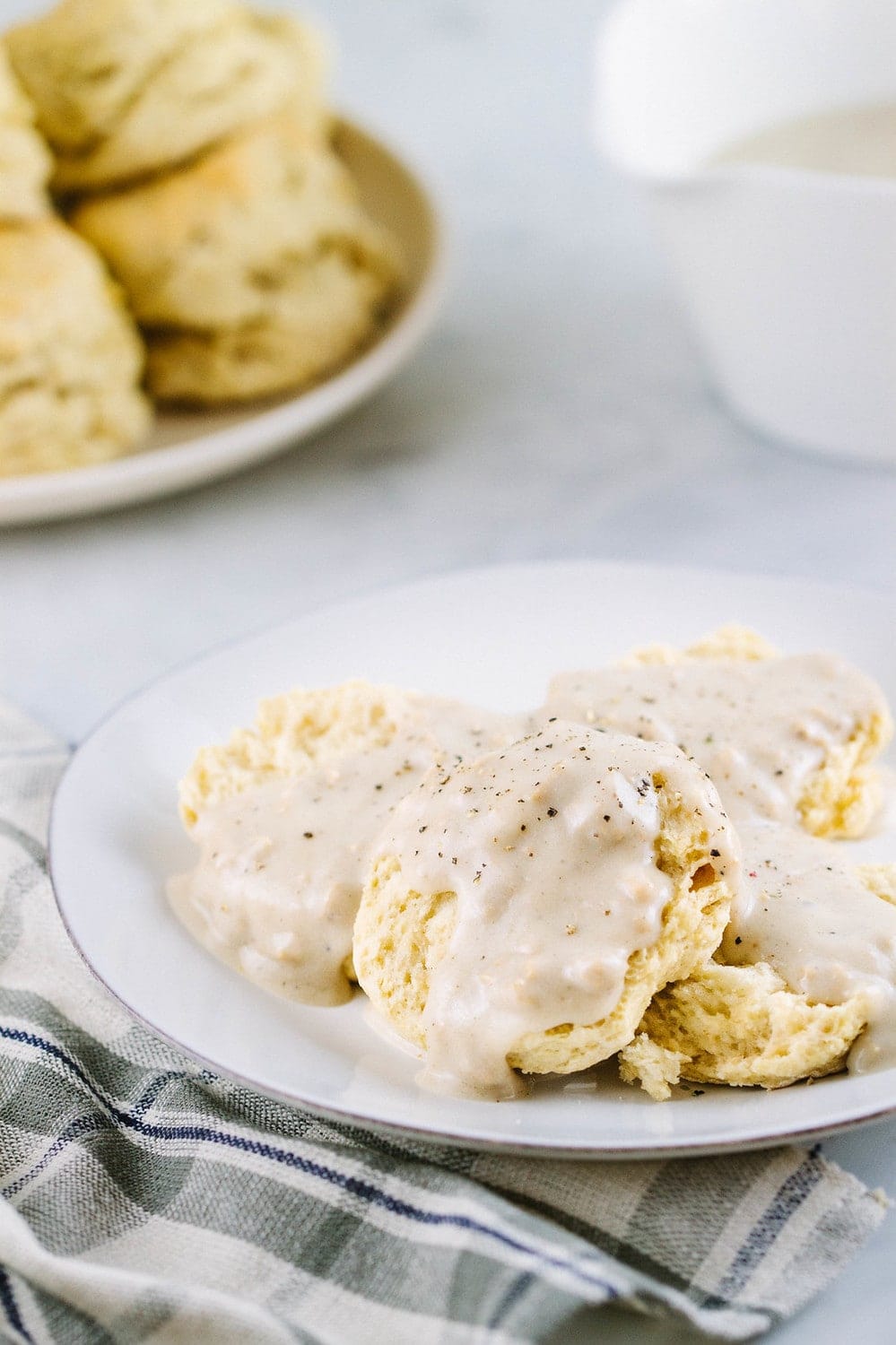 VEGAN BUTTERMILK BISCUITS & COUNTRY GRAVY