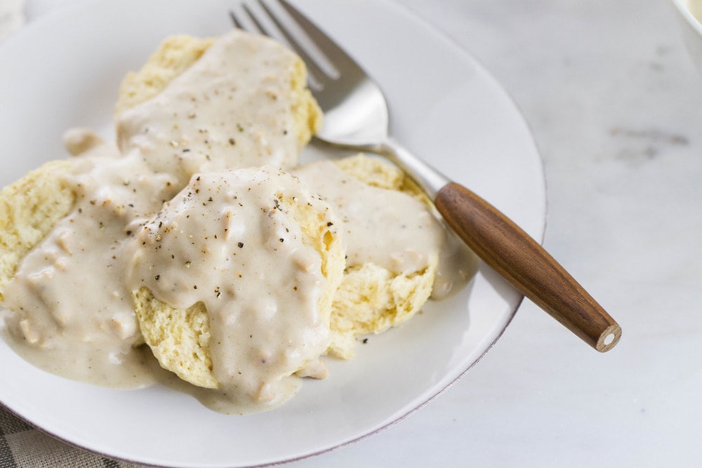 healthy biscuit and gravy recipe