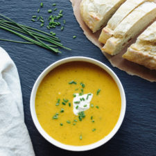 Vegan Zucchini & Sweet Potato Vichyssoise Recipe – Creamy & Chilled