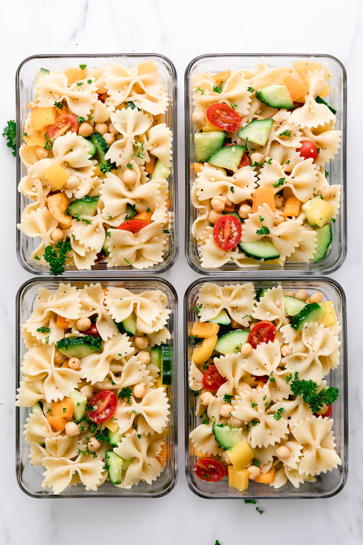 Quick n' Healthy Veggie Pasta Salad - The Simple Veganista