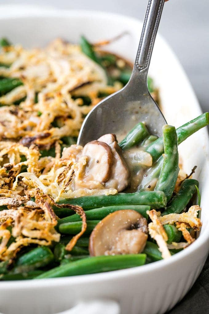 Vegan Green Bean Casserole (Best Ever!) - The Simple Veganista