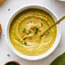Vegan Split Pea Soup - Healthier Steps