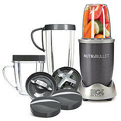 nutribullet with accessories.