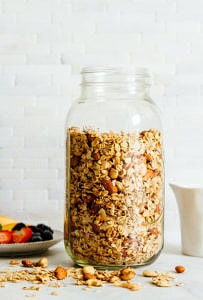 Healthy Homemade Granola Recipe - Oil-Free, Vegan & Refined Sugar-Free
