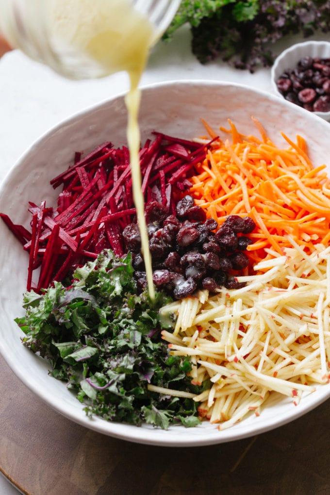 Apple, Beet, Carrot & Kale Salad The Simple Veganista