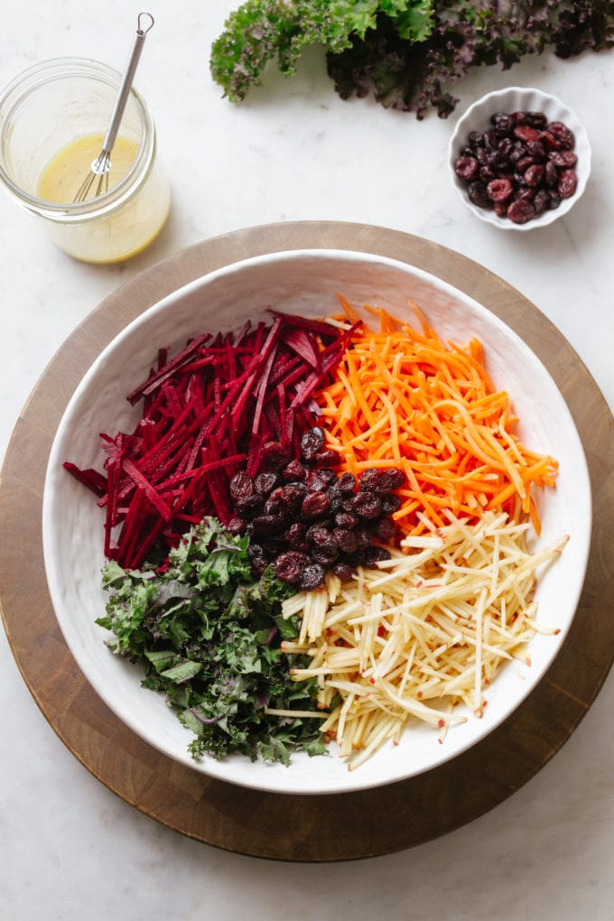 Apple, Beet, Carrot & Kale Salad The Simple Veganista