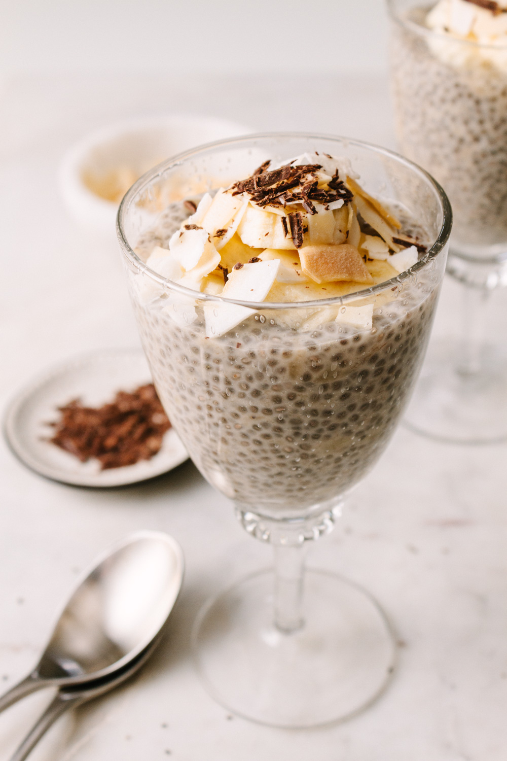 Banana, Date and Chia Seed Pudding - Supper in the Suburbs