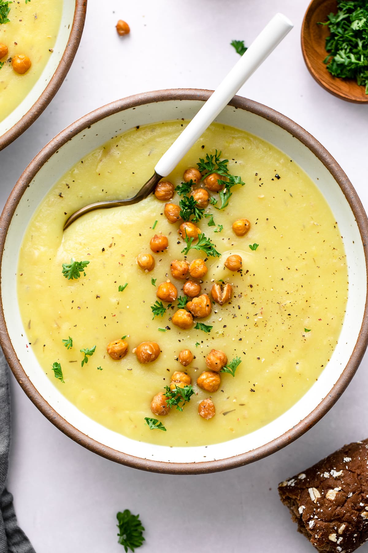 Vegan Potato Leek Soup