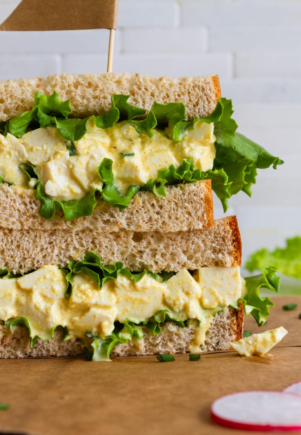 VEGAN 'EGG' SALAD SANDWICH - THE SIMPLE VEGANISTA