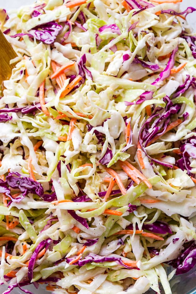 Vegan Coleslaw (Classic Recipe!) - The Simple Veganista