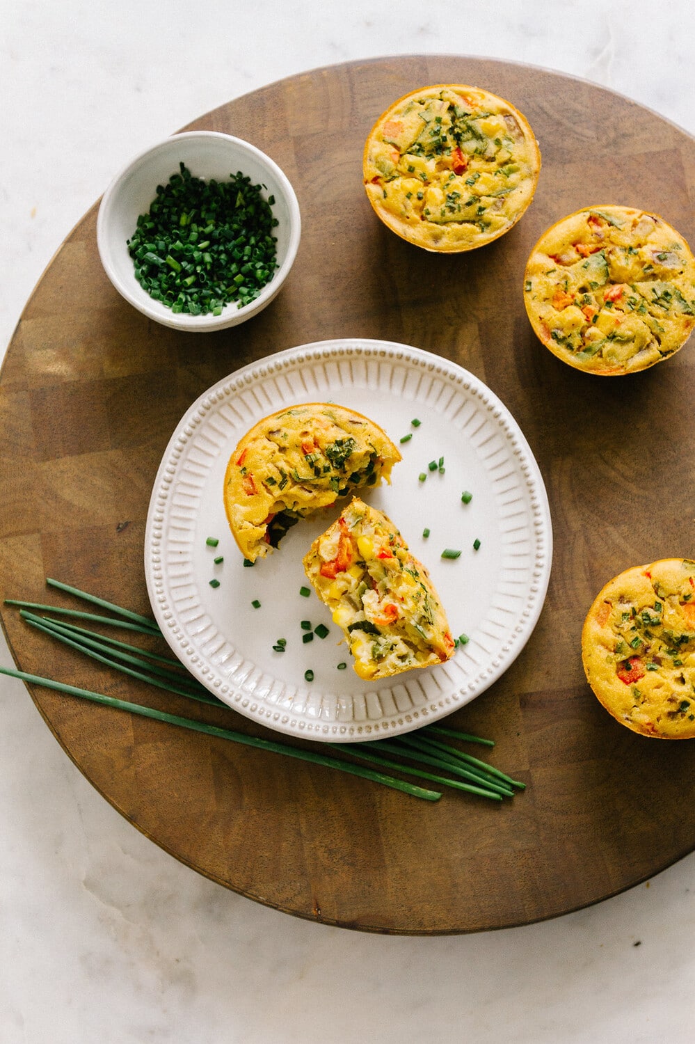 Mini Chickpea Flour Frittatas