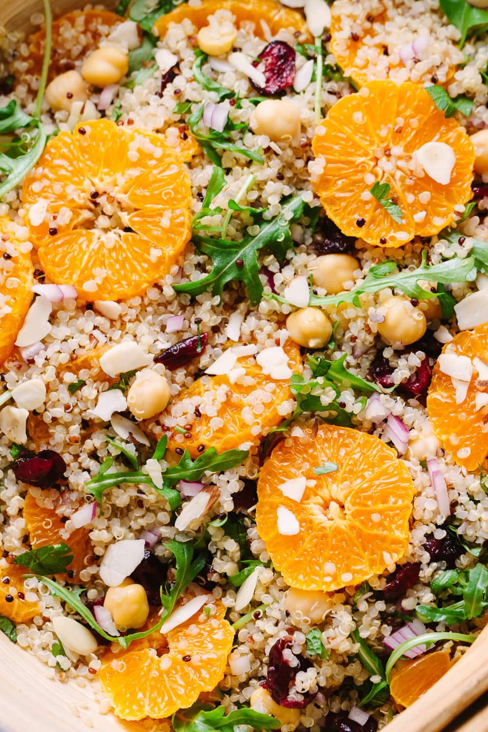 Quinoa Salad with Orange, Cranberry & Mint - The Simple Veganista