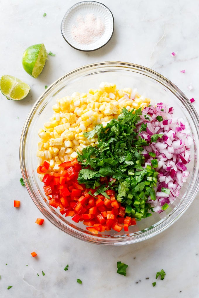 Fresh Corn Salsa (Quick + Easy Recipe) - The Simple Veganista