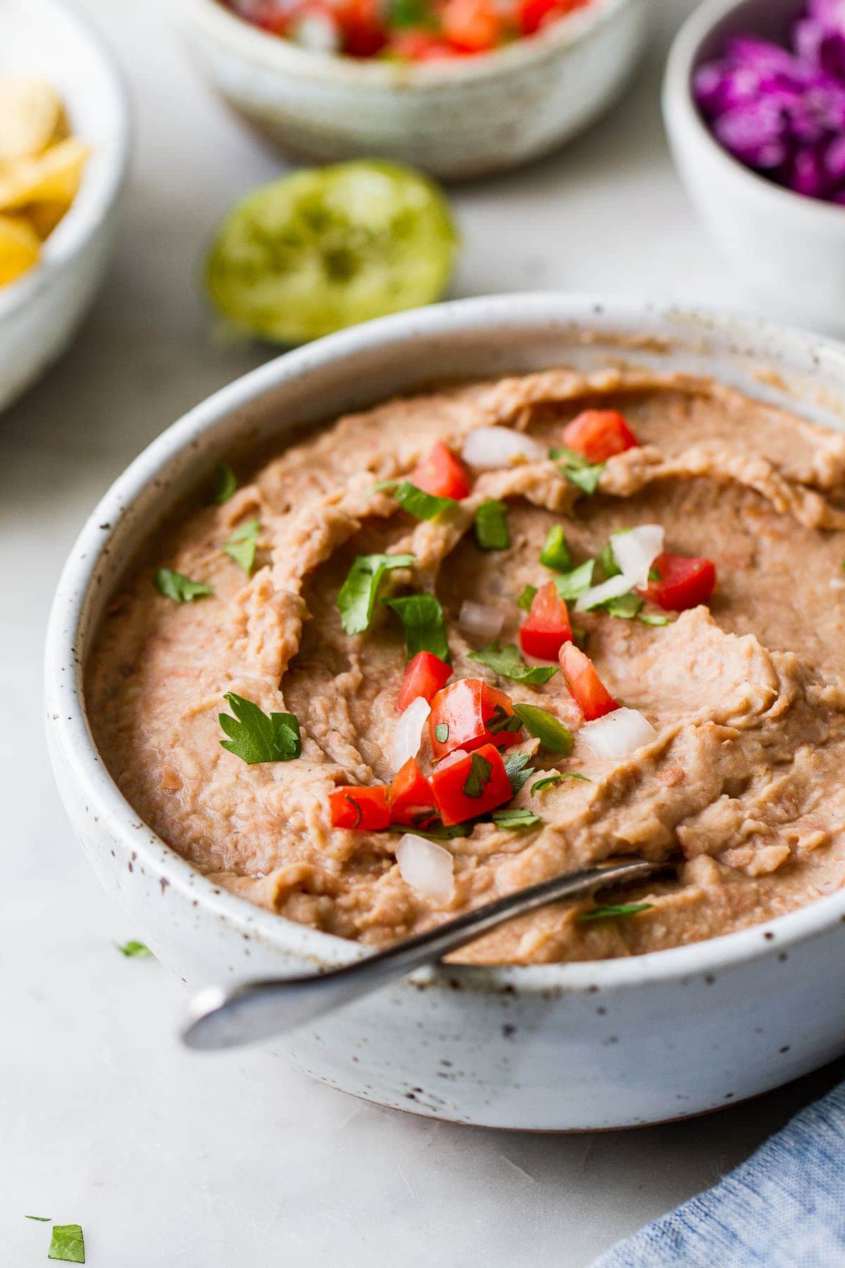 QUICK + EASY REFRIED BEANS