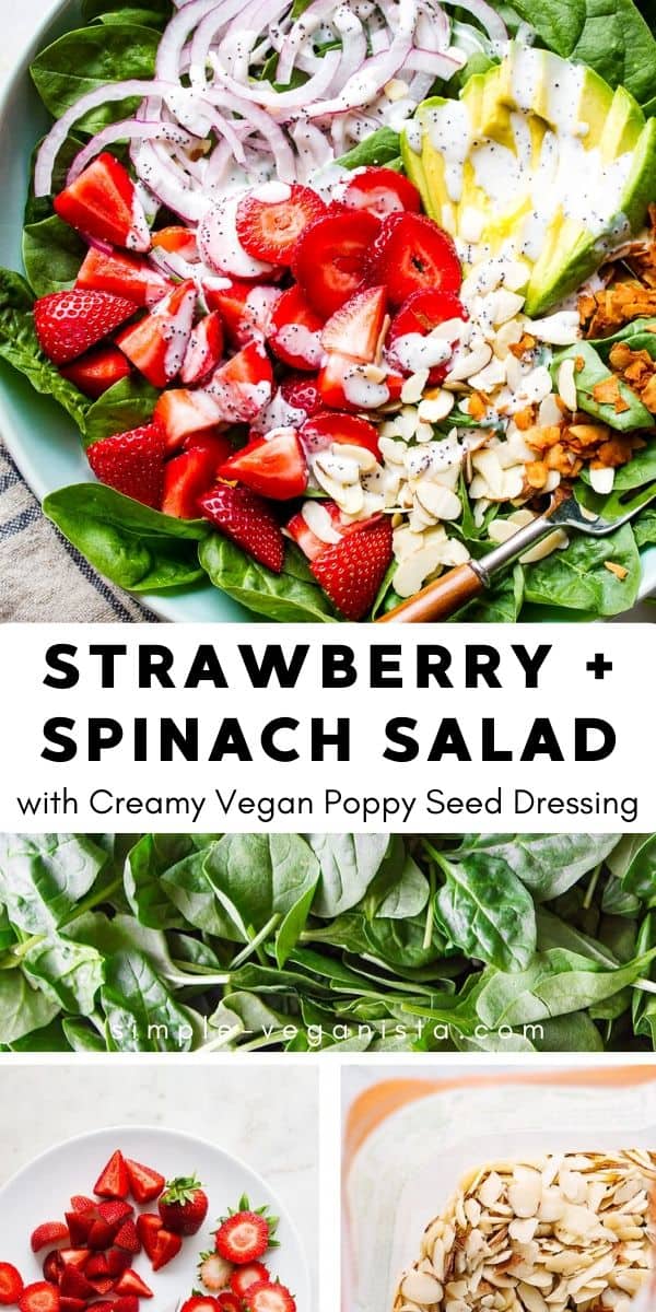Spinach & Strawberry Meal-Prep Salad