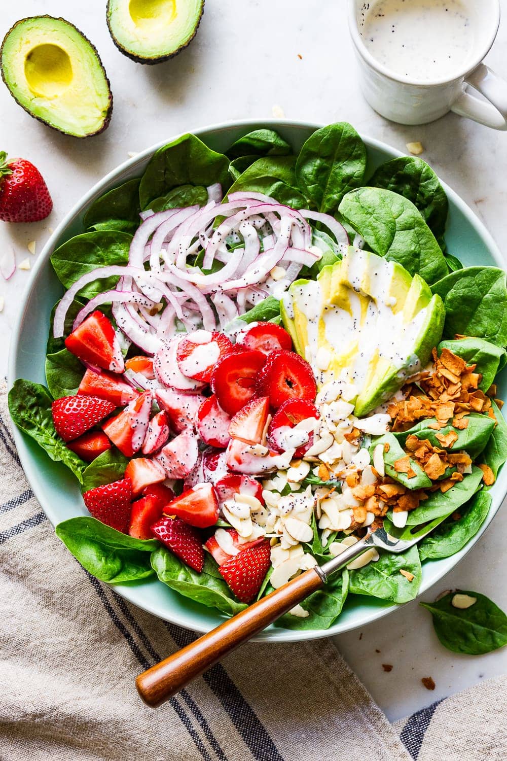 STRAWBERRY SPINACH SALAD