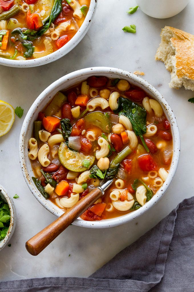 Vegan Minestrone Soup (Healthy + Easy) - The Simple Veganista