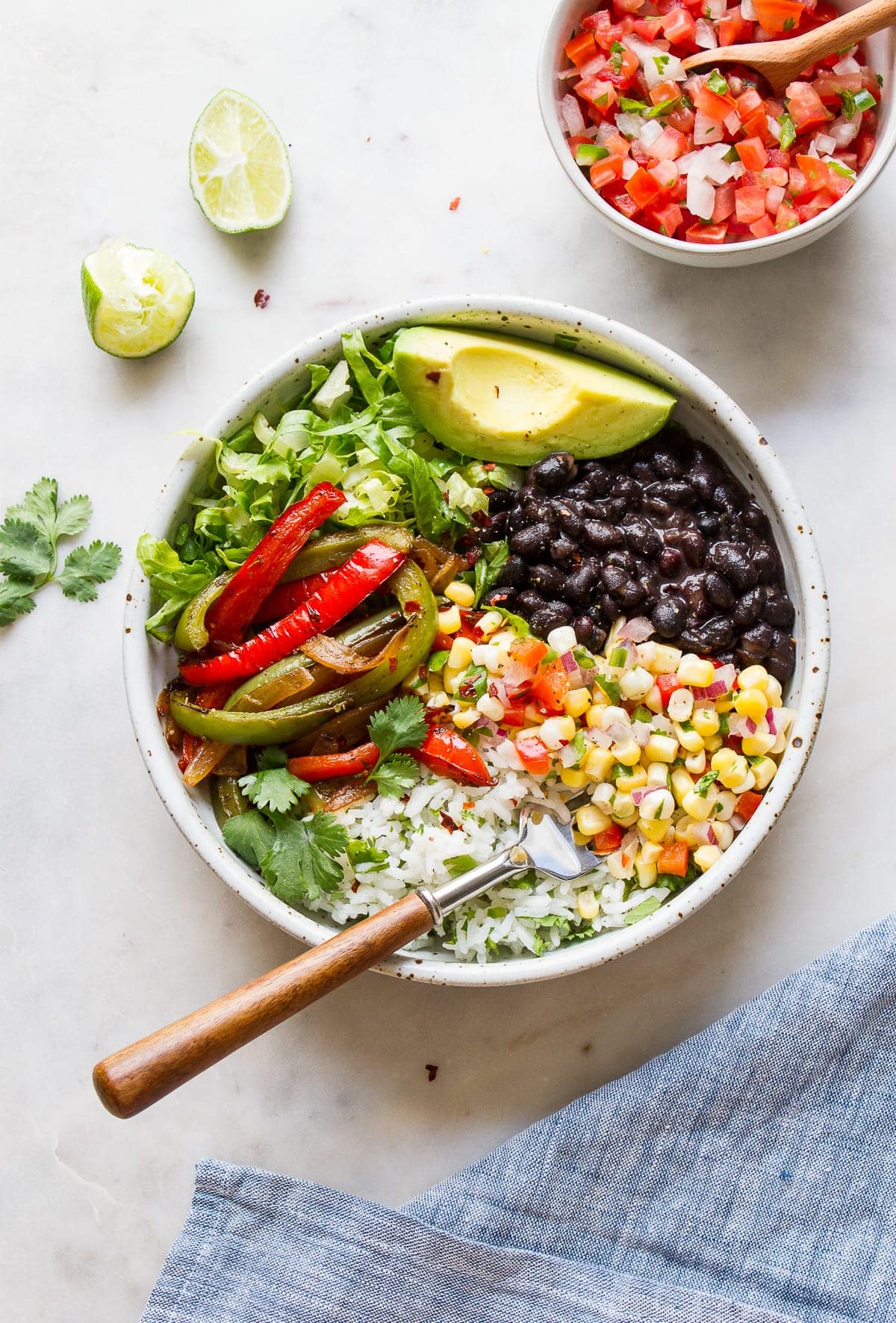 Easy Tofu Burrito Bowl Meal Prep