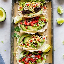 BLACK BEAN TACOS